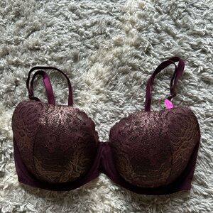 NWT PINK Date Push-Up Bra